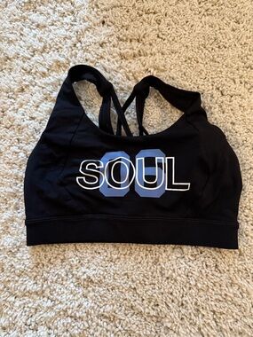 Soulcycle Lululemon Black Sports Bra